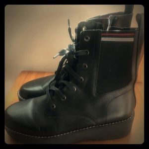 Zara combat boots purchased in Madrid, Spain